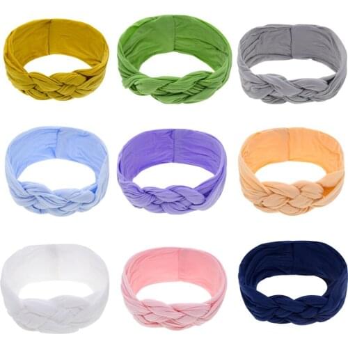 New soft skin-friendly nylon headband 2020 new product Chinese knot headband high elastic headband baby headband hair accessorie