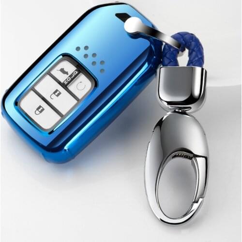 New soft TPU Car Remote Key Case Full Cover For Honda Civic Accord Pilot CRV HR-V City Odyssey fit Freed 2016-2019 car styling