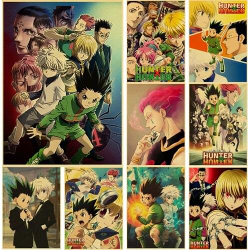 Hunter X Hunter Poster Popular Classic Anime Wall Art Canvas Painting Nordic Posters And Prints Wall Pictures Home Decoration