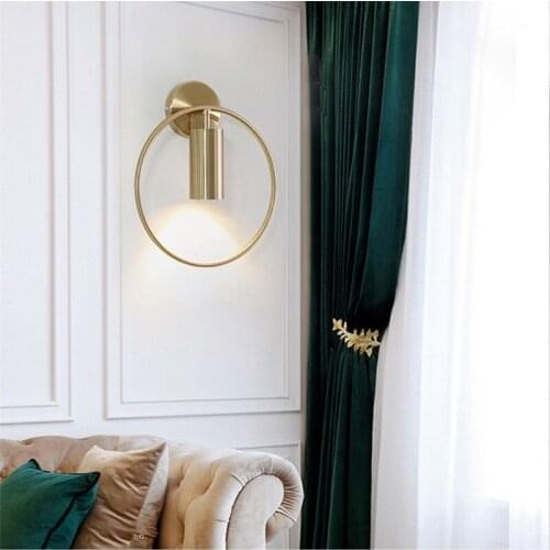 Nordic Luxury Wall Lamp Creative Personality Design Bedside Lamp Aisle Corridor Porch LED Wall Lamp светильник бра Light