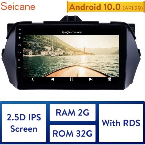 Seicane 9 inch Android 10.0 RAM 2GB Car GPS Navi Multimedia Player for 2016 Suzuki Alivio Support Steering Wheel Control DAB