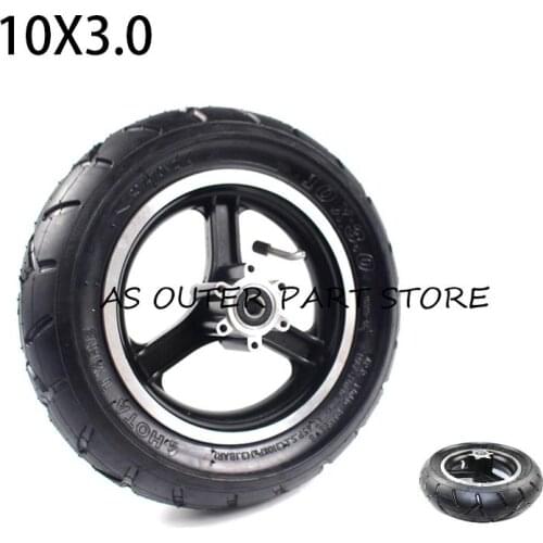 10x3.0 Tire Wheel Hub For 10 Inch Electric Scooter Zero 10x Dualtron Kugoo M4 Thickened And Widened Tire