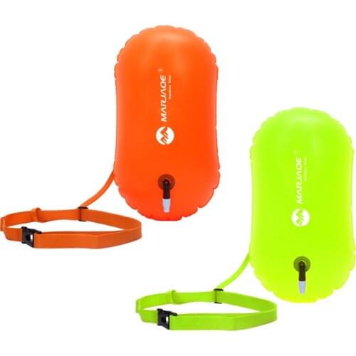 2Pcs Swim Bubble Swim Device Upset Inflated Buoy Safety Float for Wild Swimming Kayaking Surfing Paddling and Water Sports