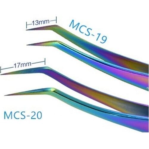 Vetus MCS Series Premium Beauty Makeup Tweezers Mink Eyelashes Extension Top Quality Ultra Fine Tip Tweezers