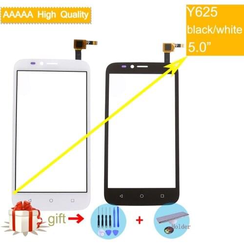 Y625 touch screen For Huawei Ascend Y625 TouchScreen Sensor Digitizer Glass Lens Front Panel replacement Y625 touch Y625-U51