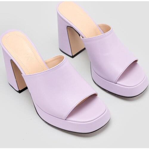 Limoya Women Orange Heels Slippers 'Turkish' Quality 2021 Fashion Design Season Comfort Fast Shipping