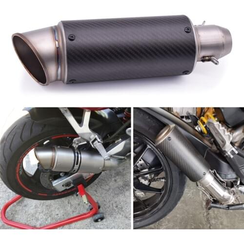 51mm 61mm Motorcycle pipe exhaust with DB killer Exhaust Pipe Muffler For Honda cbr 1000rr 1100xx 1100 xx 929 VTX1300 vtx 1300