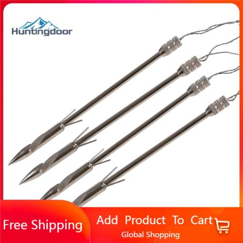 6/12 pcs Projectile Fish Dart Hunting Shooting Catapult Dart Fishing Gear Stainless Steel Arrowhead slingshot accessories