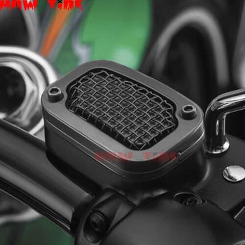 Front Brake Fluid Reservoir Cover Master Cylinder Cap for Harley Electra Glide Road Street Ultra Limited Special FLHXS
