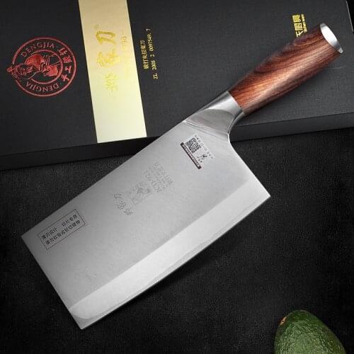 Free Shipping DENG 9Cr18Mov High Quality Forged Professional Chef Knife Stainless Steel Kitchen Meat Vegetable Slicing Knives