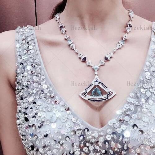 Hezekiah luxury necklace High quality luxury ladies necklace Dance party Ladies and ladies Temperament