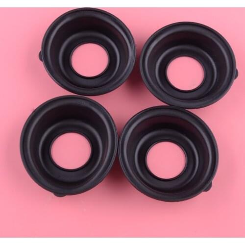 CITALL Rubber 4Pcs Carburetor Plunger Diaphragm Membrane Fit For Yamaha VMAX1200 VMX12 XVZ13 XVZ1300 VXZ12 XVZ1200