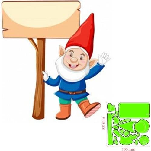 Metal Cutting Dies Dwarf DIY Scrapbooking Paper Cards Decorative Craft Embossing