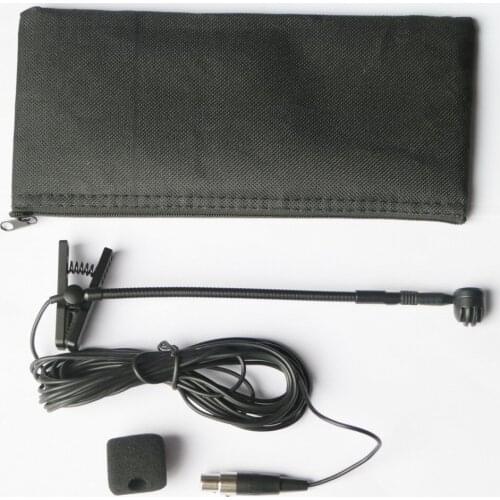 MiCWL e800 Cardioid Music Instrument Microphone for Shure ULX SLX PGX UT UR Wireless TA4F mini 4Pin XLR BeltPack System with bag