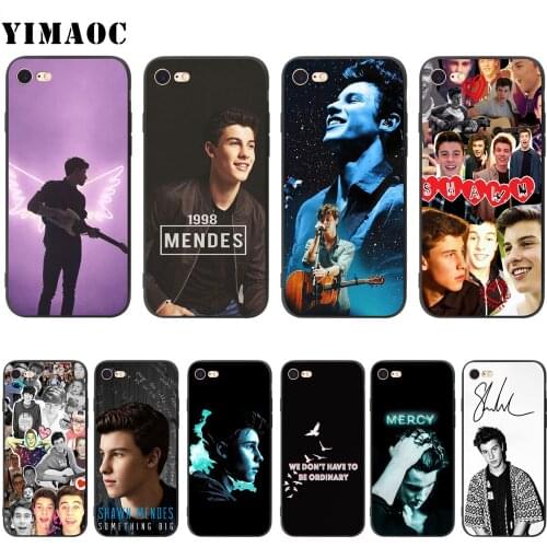 YIMAOC Shawn Mendes SM Soft Case for Apple iPhone SE 2020 5 5s 6 6s 7 8 Plus XR X Xs 11 12 Pro Max 12 mini