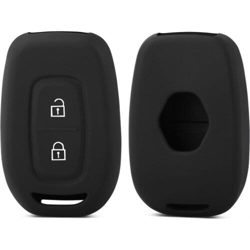Soft Silicone Rubber Car Key Cover Case Shell For Renault Duster dacia scenic master megane 2 Buttons Remote Key Cover