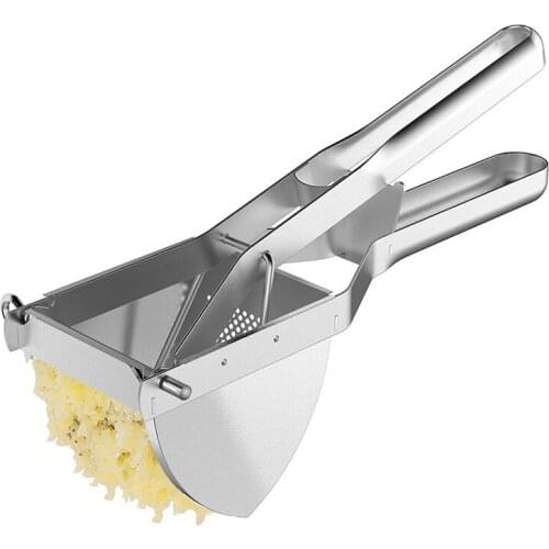 Stainless Steel Potato Masher Creative Multifunctional Metal Potato Ricer For Baby Food Fruit Vegetable Juicer Kitchen Gadgets