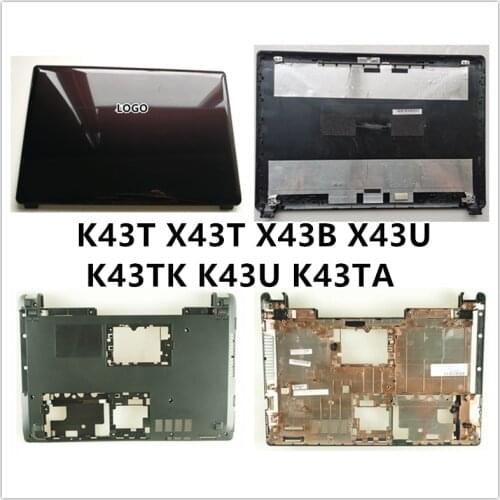 New laptop For ASUS K43T X43T X43B X43U K43TK K43U K43TA LCD Back Cover Top Case/Front Bezel/Palmrest/Bottom Base Cover Case