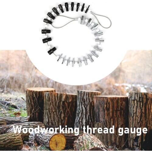 Portable Bolt Nut Screw Thread Checking Checker Size Gauge Measuring Tool Kit Portable Thread Tester Bolt