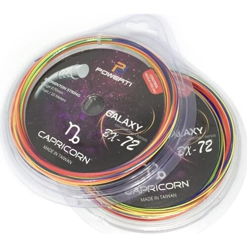 Powerti 5pcs/lot Badminton Racket String Rainbow 0.7mm Constellation Training Gym Badminton Practice Machine Stringing Men