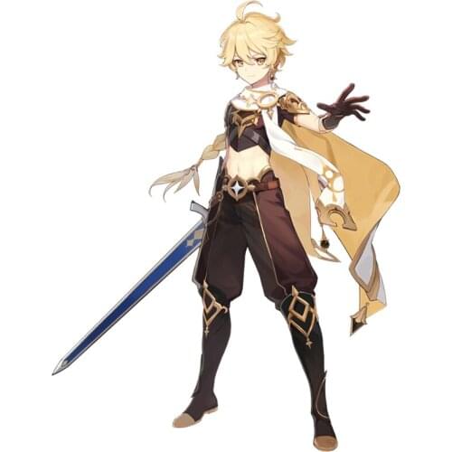 RuleMylife Genshin Impact traveler car stickers decal anime cute car accessories decoration pegatinas para coche