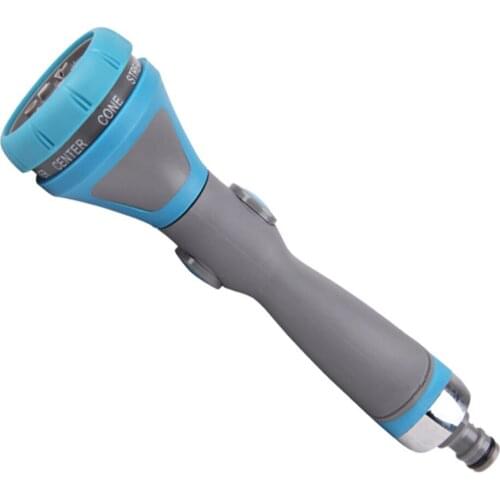 Garden Sprinklers Head Shower Yard Irrigation Lawn Sprayer ABS Spring Washing GentleRain Shower(Blue) Shrubs Plant Watering Wand