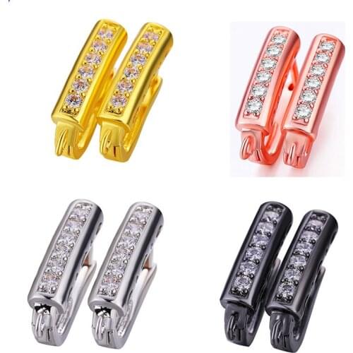 DIY Fine Jewelry Material Supplies Gold Plated Earring Hooks Clasps Accessories For Women Dangle Earrings Pearls Earrings Making