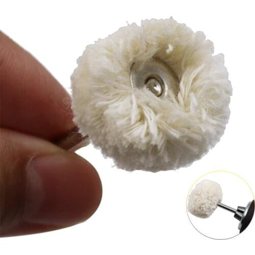 10pcs 3mm Wool Polishing Brush for Dremel BOSCH Accessories Grinding Buffing Wheel Grinder Head Drill Rotary Tool Accessories