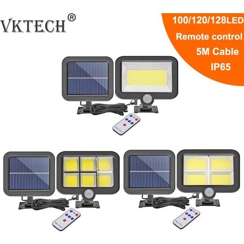 IP65 Waterproof LED Solar Wall Light LED Solar Light Remote Control Motion Sensor Solar Lamp Outdoor Garden Lamp Street Lamp