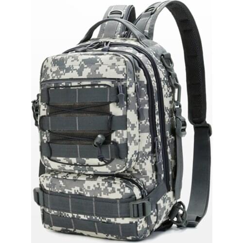 SUUTOOP Men Military Tactical Shoulder Bag Camping Hiking Sports Trekking Climbing Crossbody Fishing Outdoor Chest Bag For Male