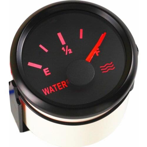 1pc 52mm Water Level Gauges 9-32V Black Water Level Meters 0-190ohm 240-33ohm Suitable for Auto Ships Agricultural Machinery