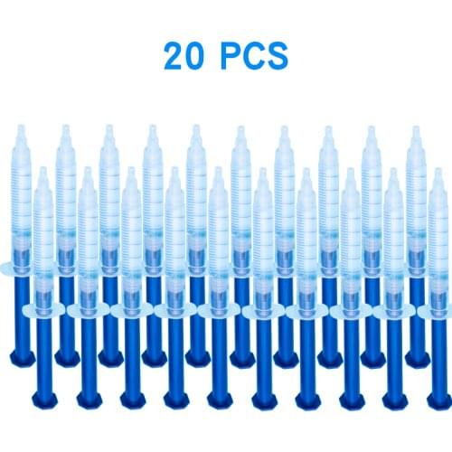 10/20pcs wholesale Teeth Whitening gels 44% Peroxide Dental Desensitizing gel whiten teeth Kit Whitener DROP shipping
