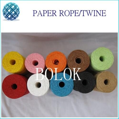 200pcs/lot Raffia Paper rope cord for Gift Wrap & Deco, DIY Colorful Paper String Free Shipping