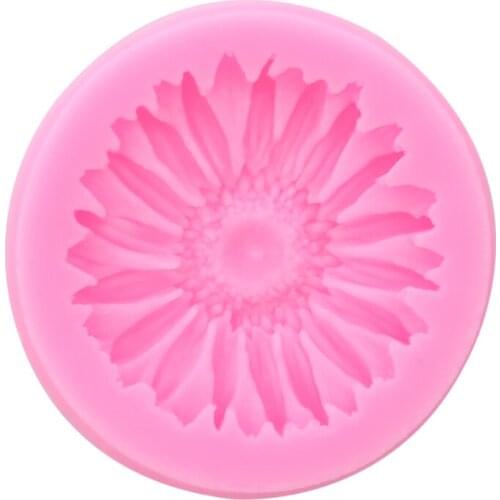 Sunflower Shape 3D Silicone Cake Mold Tool Soap Chocolate Mold Kitchen Baking Clay Mold Cake Decorating Tools