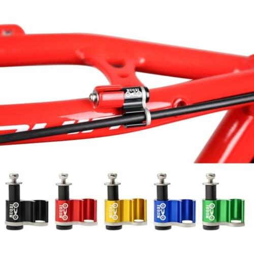 5pcs Bycycle Cable Pipe Buckle Hydraulic Brake Cable Conversion Organizer Grip Adapter Housing Guide Fixed Clamp Shifters Line