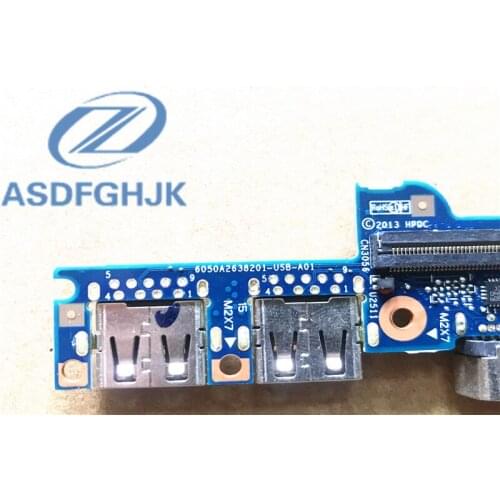 784780-001 6050A2638201 FOR HP USB VGA CONNECTOR BOARD ELITEBOOK 850 G2 (CC42) 100% Test ok