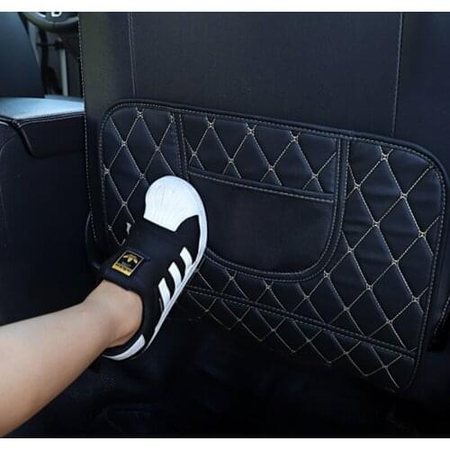 Car Anti-kick Pad Seat Storage Bag For Chevrolet Cruze Aveo Lacetti Captiva Cruz Niva Spark Orlando Epica Sail Sonic Lanos