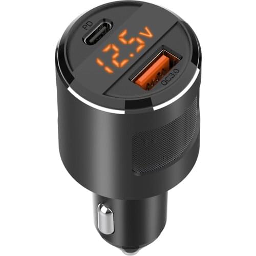 65W QC 3.0 Car Charger For SC01 High-power USB C Car Charger PD Interface Fast Charging Dual Port For SC01 Laptop Charger
