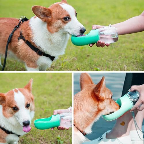 NICREW Pet Dog Water Bottle Portable Bottle For Small Large Dogs Travel Drinking Bowl Outdoor Water Dispenser Feeder Pet Product