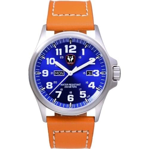 Hnlgnox Men Pillot Watch Military Mens Tritium Watches T25 Luminous Sport 200M Waterproof Quartz Wristwatch Week Date