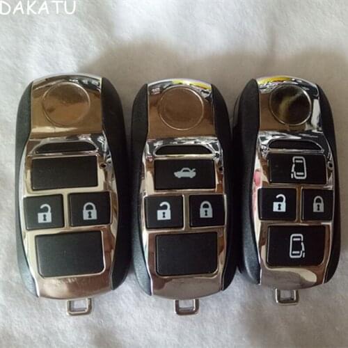 DAKATU 2/3/4 Button Modified Flip Folding Remote Key Case Shell For Toyota Camry Corolla RAV4 Reiz Auto Remote Fob Key Cover