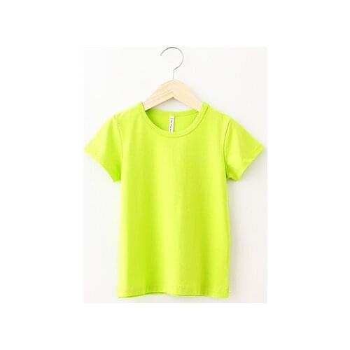 Autumn New Cotton Kids T Shirt Candy Color Long Sleeve Baby Boys Girls T-Shirt Children Pullovers Tee Girl Boys Clothes 2-11y