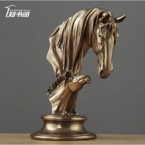 Discus thrower figure sculpture Mother and child horse display props small display pieces creative dog sculpture art crafts