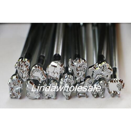 Leather carving printing tools,leather stamp,leather stamp tools
