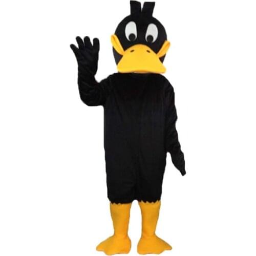Black Duck Mascot Costume Christmas Cartoon Cosplay Birthday Party Dress