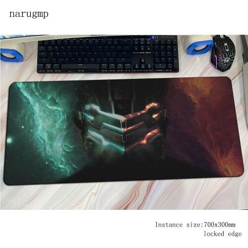 Dead space padmouse Natural Rubber accessory 90x40cm mouse pad Kawaii gaming enterprise rubber mats keyboard mouse mat gamer