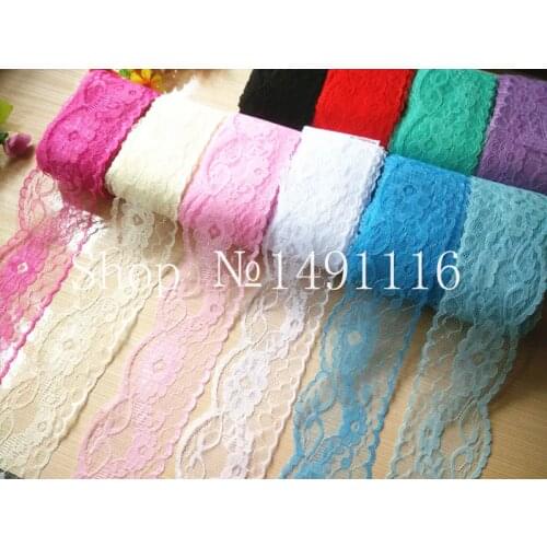 New! 10 yards of beautiful lace ribbon, 58mm wide, DIY Clothing / Accessories / floral accessories, etc