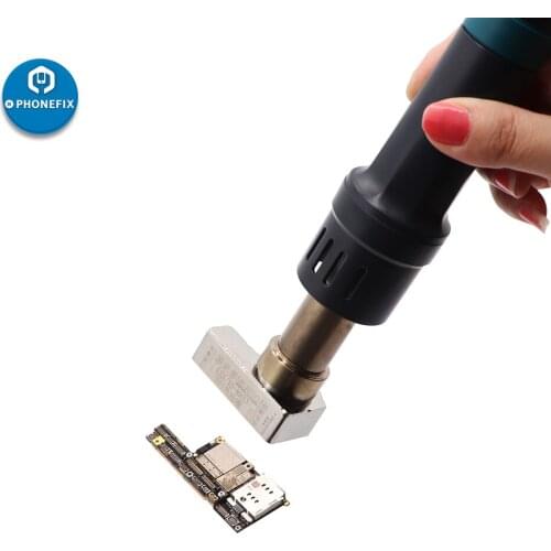Professional Hot Air Gun Nozzle for QUICK 861DW Desoldering Station Nozzle Sleeve Parts for iPhone X /XS/MAX Motherboard Repair