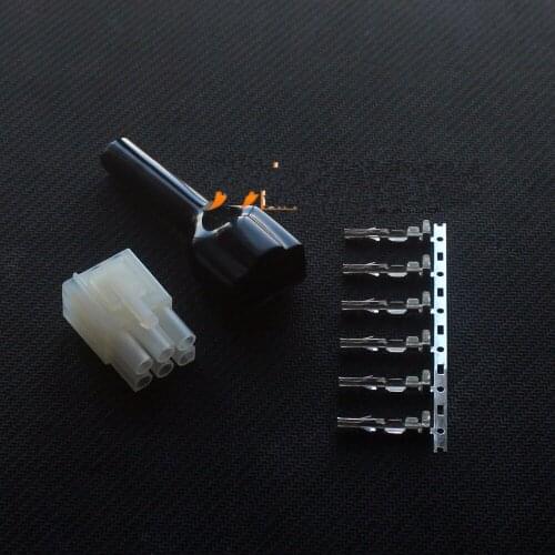 50pcs YAESU Yaesu 6-pin power plug FT-857D / FT-897D other machines Universal + holster