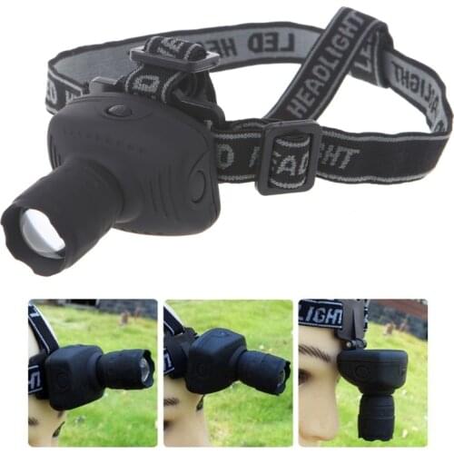 LED Waterproof Headlamp Flashlight Zoomable Torch Light For Camping Fishing Hunting